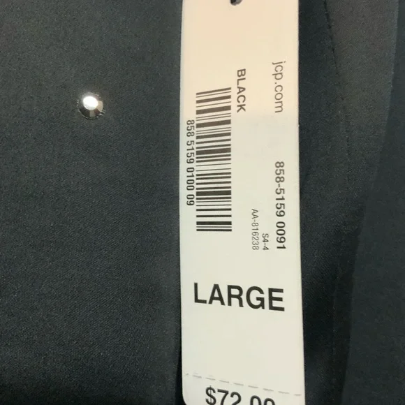 Allen B by Allen Schwartz - Black Blazer with Studded Details NWT Size Large - Picture 3 of 6